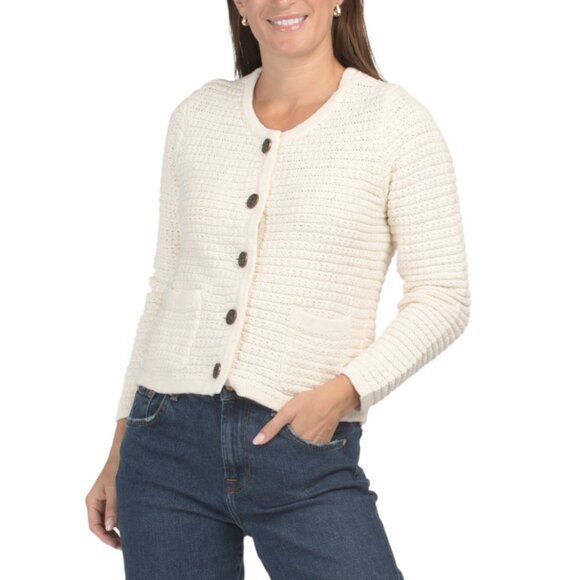 LUCKY BRAND Birch Tweed Cardigan - Picture 1 of 2